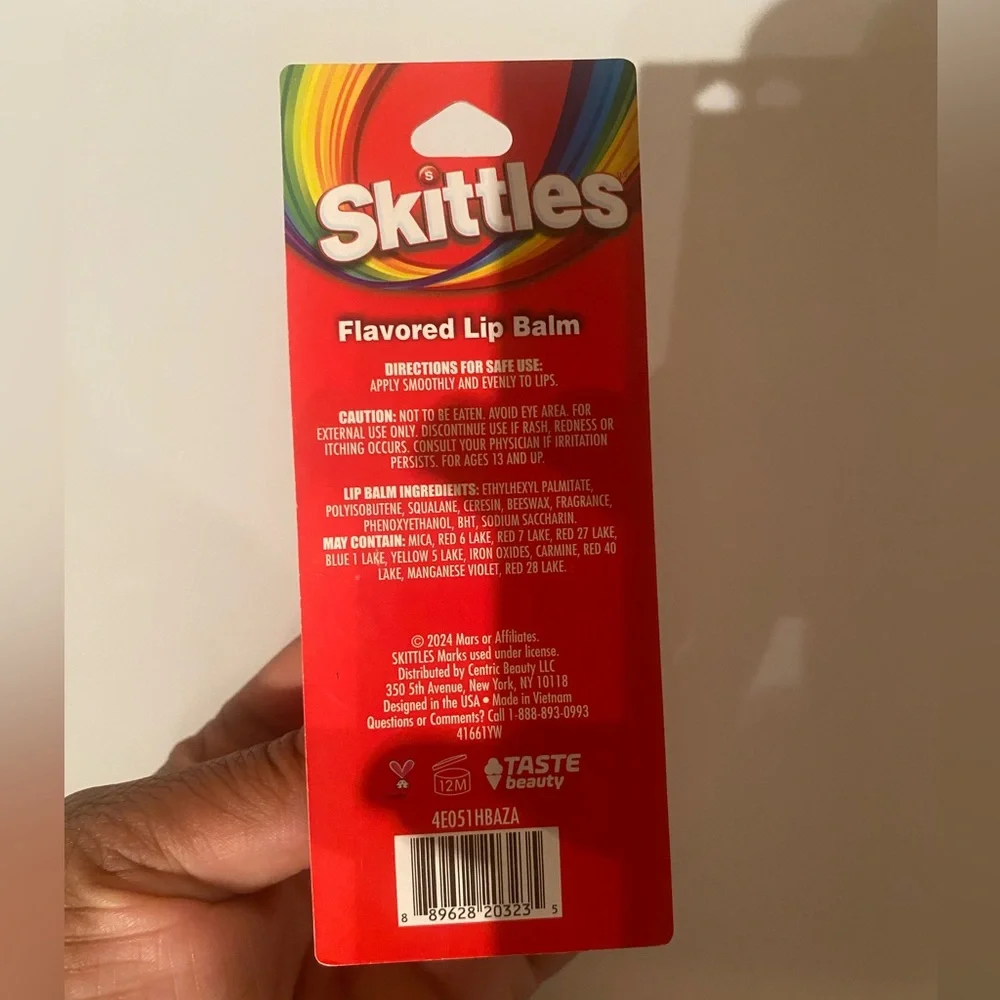 🔴Skittles Flavored Lip Balm